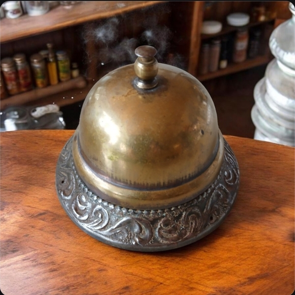 Antique Other - Antique Brass Service Bell